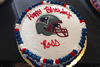 Order Ref: PI-180 NE Patriots Custom Birthday Photo Image Ice Cream Cake.