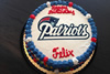 Order Ref: PI-151 Custom Patriot's Themed Photo Image Ice Cream Cake