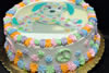 Order Ref: PI-058 Peace Puppy Custom Photo Image Ice Cream Cake.