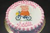 Order Ref: PI-543 Peppa Pig for Sadie Themed Photo Image Ice Cream Cake