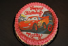 Order Ref: PI-030 Racing Car Photo Image Ice Cream Cake.