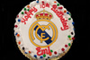 Order Ref: PI-185 Real Madrid Logo Photo Image Ice Cream Cake.