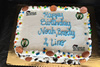 Order Ref: PI-347 Photo Image Custom 10x14 Inch Sports Theme Ice Cream Cake.