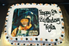 Order Ref: PI-345 Photo Image Star Wars Custom Themed 10x14 inch Ice Cream Cake.