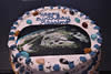 Order Ref: PI-236 Star Wars Falcon Millenium Custom Photo Image Ice Cream Cake.