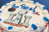 Order Ref: PI-522 Custom Super Bowl LI Patriot's Themed Photo Image Ice Cream Cake