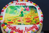 Order Ref: PI-169 Tinkerbell Themed Custom Photo Image Cake.