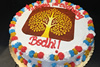 Order Ref: PI-419 Tree of Life Custom 10 inch Photo Image Ice Cream Cake