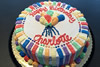 Order Ref: TH-167 10 inch Balloons Themed Ice Cream Cake