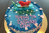 Order Ref: TH-161 Ariel Theme Ice Cream Cake