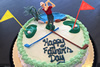 Order Ref: TH-162 Custom Fathers Day Theme Ice Cream Cake
