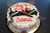 Order Ref: TH-125 10 inch Racing Cars Themed Ice Cream Cake.