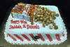 Order Ref: TH-169 10x14 inch Cracker Jack Themed Ice Cream Cake