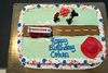 Order Ref: TH-146 Firefighters Themed 10x14 inch Ice Cream Cake