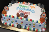 Order Ref: TH-188 10x14 inch Sports Enthusiast Themed Ice Cream Cake