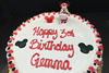 Order Ref: TH-202 12 inch Minnie Mouse Theme Ice Cream Cake