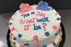 Order Ref: TH-211 Baby Reveal 8 inch Custom Theme Ice Cream Cake