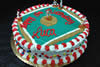 Order Ref: TH-138 Custom Baseball Themed Ice Cream Cake.