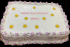 Order Ref: TH-211 10x14 inch Bat Mitzvah Photo Image Ice Cream Cake