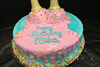 Order Ref: TH-207 Custom 12 inch Custom Theme Ice Cream Cake for Elisha