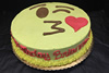 Order Ref: TH-177 Custom Emoji 12 inch Theme Ice Cream Cake