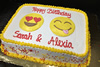 Order Ref: TH-201 Emoji Themed Ice Cream Cake