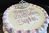 Order Ref: TH-166 Princess Theme Ice Cream Cake for Sophie