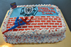 Order Ref: TH-128 10x14 inch Spiderman Themed Ice Cream Cake.