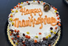 Order Ref: TH-179 Custom Thanksgiving Themed Ice Cream Cake
