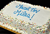 Order Ref: TH-129 Mazel Tov Custom Themed Ice Cream Cake.