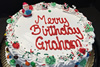 Order Ref: TR-045 Christmas-Santa Birthday Traditional Ice Cream Cake