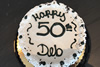 Order Ref: TR-041 Traditional Custom 50th BirthdayIce Cream Cake