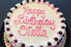 Order Ref: TR-042 Traditional Pink & Sassy with Blueberries Ice Cream Cake